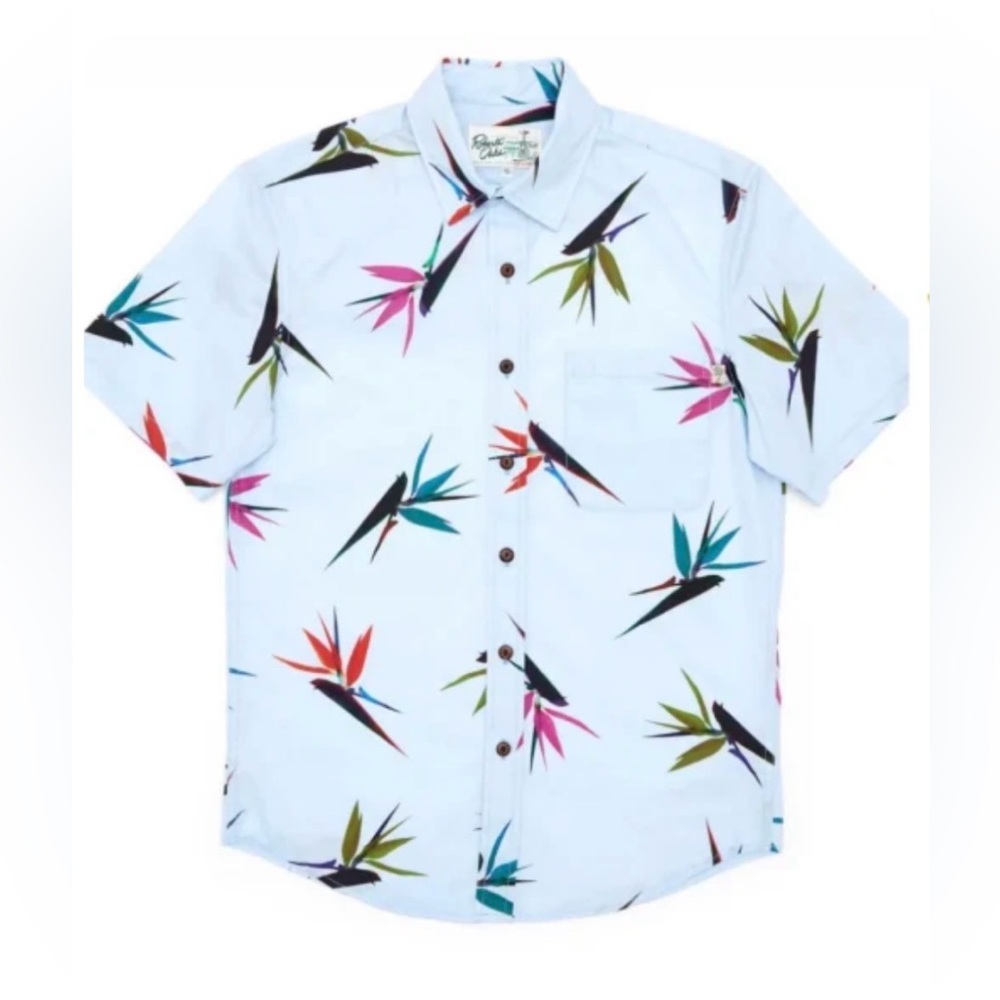 Roberta Oaks Button Down Shirt Blue XS